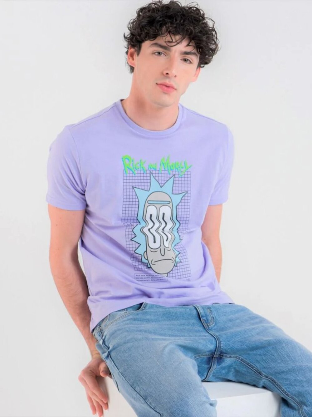 Rick And Morty Tshirt 100% Cotton Unisex/ Mens Large Slim Fit